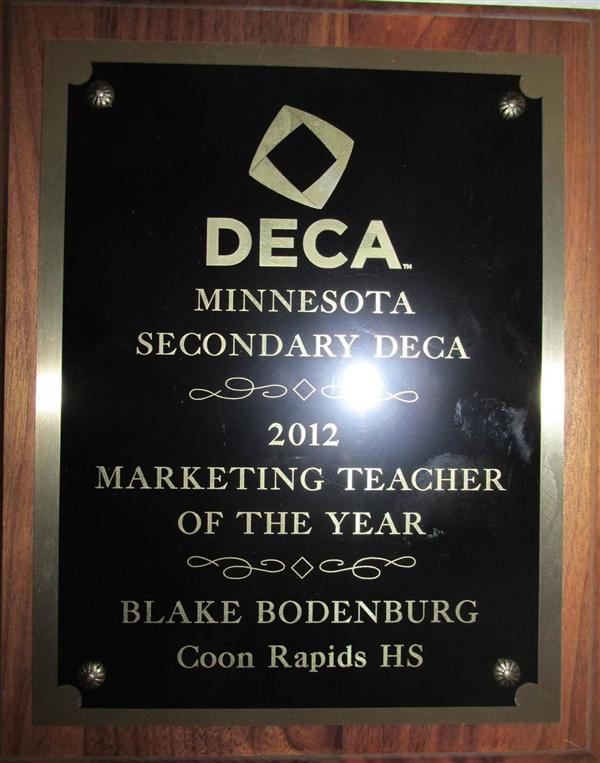 2012 Marketing Teacher of the Year